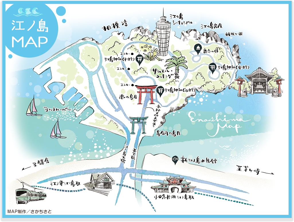 江ノ島MAP